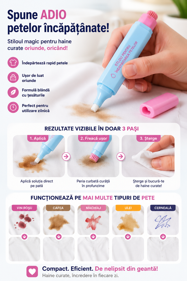 Pixuri Magice Îndepărtează Petele